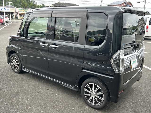 ダイハツ タント カスタム X トップED SAⅡ 鹿児島県 2016(平28)年 5.7万km ブラックマイカメタリック 純正ナビ/Bluetooth/DVD/CD/SDナビ（NSZP-W66DF）/フルセグ/片側パワースライドドア/パワーウィンドウ/ETC/電動格納ミラー/バックカメラ/ドライブレコーダー/AUX/純正アルミホイール14インチ/オートライト/オートハイビーム