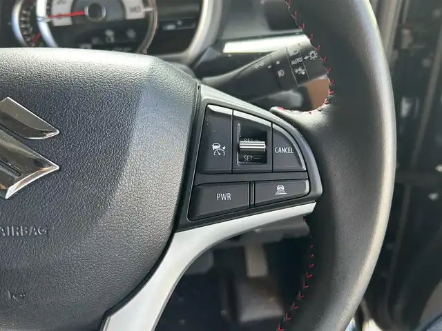 スズキ スペーシア カスタム HYBRID XS 千葉県 2021(令3)年 5.1万km ブルーイッシュブラックパール3 ワンオーナー/社外ナビ/【CD/DVD/BT/フルセグTV】/バックカメラ/クルーズコントロール(追従走行有り)/衝突被害軽減ブレーキ/車線逸脱警報/横滑り防止/両側パワースライドドア/ハーフレザーシート/運転席シートヒーター/コーナー、バックセンサー/ETC/ドライブレコーダー/オートライト/純正LEDライト/フォグランプ/スマートキー/プッシュスタート/アイドリングストップ/純正アルミホイール 15インチ/ドアバイザー/純正フロアマット/スペアキー×1【スマートキー】/新車時整備手帳（保証書）/取扱説明書/記録簿有