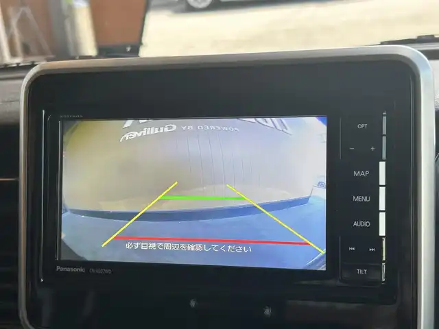スズキ スペーシア カスタム HYBRID XS 千葉県 2021(令3)年 5.1万km ブルーイッシュブラックパール3 ワンオーナー/社外ナビ/【CD/DVD/BT/フルセグTV】/バックカメラ/クルーズコントロール(追従走行有り)/衝突被害軽減ブレーキ/車線逸脱警報/横滑り防止/両側パワースライドドア/ハーフレザーシート/運転席シートヒーター/コーナー、バックセンサー/ETC/ドライブレコーダー/オートライト/純正LEDライト/フォグランプ/スマートキー/プッシュスタート/アイドリングストップ/純正アルミホイール 15インチ/ドアバイザー/純正フロアマット/スペアキー×1【スマートキー】/新車時整備手帳（保証書）/取扱説明書/記録簿有