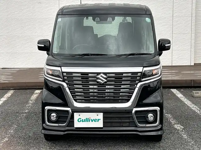 スズキ スペーシア カスタム HYBRID XS 千葉県 2021(令3)年 5.1万km ブルーイッシュブラックパール3 1オーナー ナビCN-RE07WD バックカメラ 両側電動スライドドア ETC ドラレコ クルコン シートヒーター １５インチAW　衝突被害軽減ブレーキ レンアシスト LEDライト バックセンサー/ワンオーナー/社外ナビ/【CD/DVD/BT/フルセグTV】/バックカメラ/クルーズコントロール(追従走行有り)/衝突被害軽減ブレーキ/車線逸脱警報/横滑り防止/両側パワースライドドア/ハーフレザーシート/運転席シートヒーター/コーナー、バックセンサー/ETC/ドライブレコーダー/オートライト/純正LEDライト/フォグランプ/スマートキー/プッシュスタート/アイドリングストップ/純正アルミホイール 15インチ/ドアバイザー/純正フロアマット/スペアキー×1【スマートキー】/新車時整備手帳（保証書）/取扱説明書/記録簿有