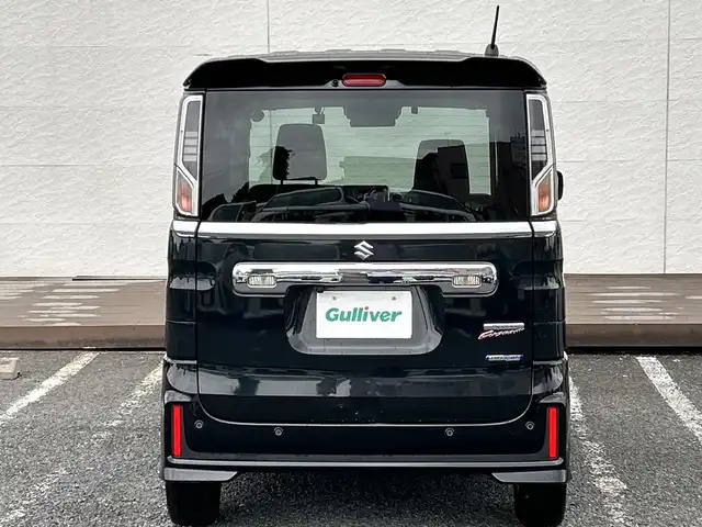 スズキ スペーシア カスタム HYBRID XS 千葉県 2021(令3)年 5.1万km ブルーイッシュブラックパール3 1オーナー ナビCN-RE07WD バックカメラ 両側電動スライドドア ETC ドラレコ クルコン シートヒーター １５インチAW　衝突被害軽減ブレーキ レンアシスト LEDライト バックセンサー/ワンオーナー/社外ナビ/【CD/DVD/BT/フルセグTV】/バックカメラ/クルーズコントロール(追従走行有り)/衝突被害軽減ブレーキ/車線逸脱警報/横滑り防止/両側パワースライドドア/ハーフレザーシート/運転席シートヒーター/コーナー、バックセンサー/ETC/ドライブレコーダー/オートライト/純正LEDライト/フォグランプ/スマートキー/プッシュスタート/アイドリングストップ/純正アルミホイール 15インチ/ドアバイザー/純正フロアマット/スペアキー×1【スマートキー】/新車時整備手帳（保証書）/取扱説明書/記録簿有