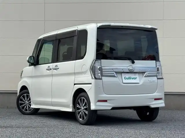 ダイハツ タント カスタム X トップED SA Ⅲ 茨城県 2019(平31)年 4.6万km パールホワイトⅢ 純正ナビ/全方位カメラ/純正ドライブレコーダー/フルセグ/両側パワースライドドア/純正ETC/純正アルミホイール/LEDヘッドライト/シートヒーター/Bluetooth/純正フロアマット/コーナーセンサー/衝突被害軽減システム/LEDヘッドライト/スマートキー/パワステ/オートエアコン/ABS/ダブルエアバック