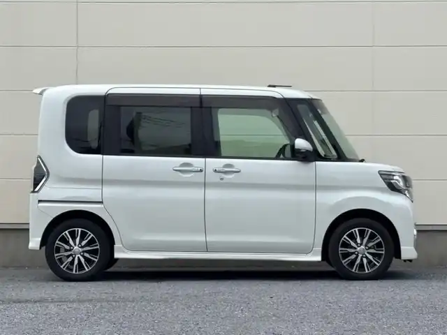 ダイハツ タント カスタム X トップED SA Ⅲ 茨城県 2019(平31)年 4.6万km パールホワイトⅢ 純正ナビ/全方位カメラ/純正ドライブレコーダー/フルセグ/両側パワースライドドア/純正ETC/純正アルミホイール/LEDヘッドライト/シートヒーター/Bluetooth/純正フロアマット/コーナーセンサー/衝突被害軽減システム/LEDヘッドライト/スマートキー/パワステ/オートエアコン/ABS/ダブルエアバック