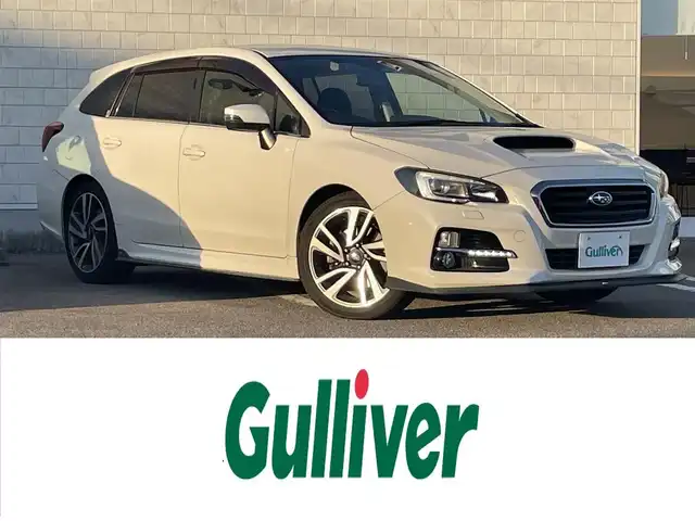 スバル レヴォーグ 1．6GT－S アイサイト 宮崎県 2015(平27)年 9.2万km クリスタルホワイトP 純正ナビ/（FH-100DVD）（BT）（DVD再生）/パワーシート/クルーズコントロール/コーナーセンサー/エアバックW+サイド/MT付きAT/（パドルシフト有り）/アイドリングストップ/レーンアシスト/純正アルミホイール/純正フロアマット/パワースタリング/パワーウインドウ/スマートキー/オートライト/純正LED/ABS/ETC