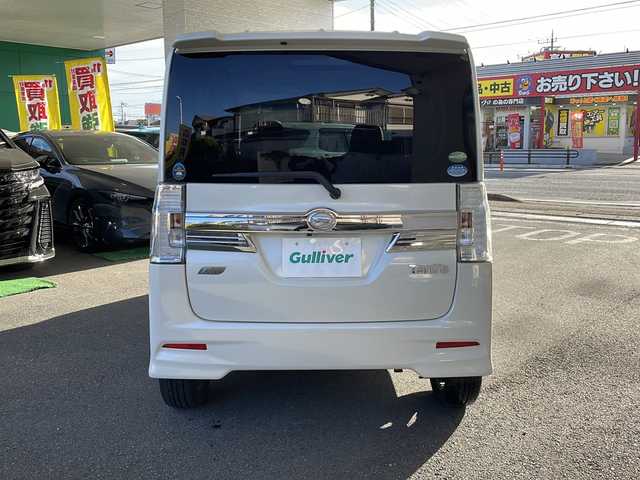 ダイハツ タント カスタム RS トップED SA 埼玉県 2014(平26)年 10.1万km パールホワイトⅢ メモリナビ/DVDナビ/バックカメラ/フルセグテレビ/プッシュスタート/両側パワースライドドア/ETC/アイドリングストップ/ターボ車/純正アルミ15インチ/ドライブレコーダー/パワーウインドウ/オートライト/本革巻きステアリング/オートエアコン/エアバック