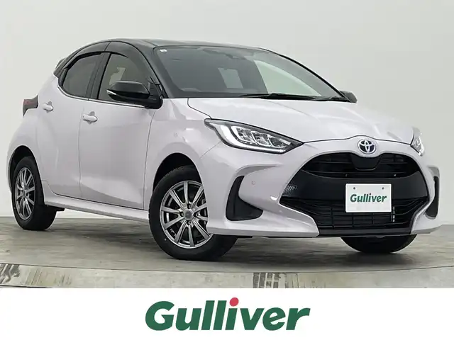 トヨタ ヤリス ハイブリッド Z 宮城県 2021(令3)年 1.6万km ブラック/アイスピンクメタリック ４ＷＤ/純正ＤＡナビ/アダプティブクルーズコントロール/ＢＳＭ/ＲＣＴＡ/ＬＥＤヘッドランプ/クリアランスソナー/バックモニター/前席シートヒーター/トヨタセーフティセンス/スマートフォン連携/ドライブレコーダー/オートライト/フルオートエアコン/禁煙車