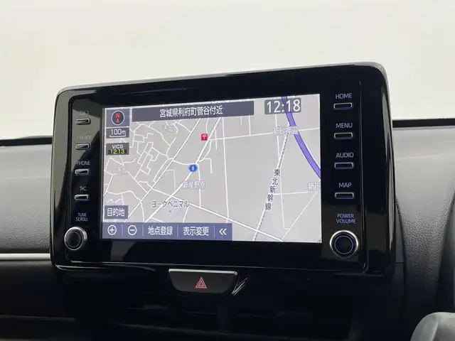 トヨタ ヤリス ハイブリッド Z 宮城県 2021(令3)年 1.6万km ブラック/アイスピンクメタリック ４ＷＤ/純正ＤＡナビ/アダプティブクルーズコントロール/ＢＳＭ/ＲＣＴＡ/ＬＥＤヘッドランプ/クリアランスソナー/バックモニター/前席シートヒーター/トヨタセーフティセンス/スマートフォン連携/ドライブレコーダー/オートライト/フルオートエアコン/禁煙車