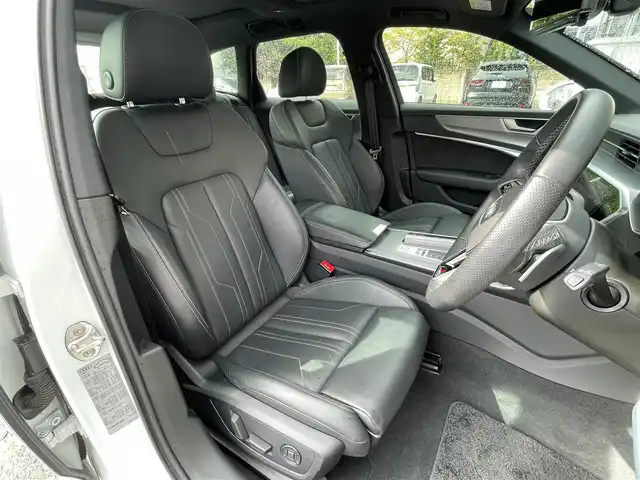 アウディ アウディ Ａ６ アバント 40TDIクワトロ Sライン 青森県 2021(令3)年 3.2万km グレイシアホワイトメタリック 4WD/サンルーフ/アダプティブクルーズコントロール/純正ナビ/（TV・Bluetooth・USB・AppleCarPlay・AndroidAuto）/パーキングアシスト/全方位カメラ/バーチャルコックピット/LEDオートライト/ウェザーライト/ハイビームアシスト/レーンキープアシスト/近接警告システム/ミラー型ドライブレコーダー/黒革シート/パワーシート/（D席メモリー機能付）/シートヒーター/エアコン液晶スイッチ/革巻きステアリング/ステアリングスイッチ/パドルシフト/タイプCコネクターX2/ウインカーミラー/ETC/電動パーキングブレーキ/プッシュスタート/スマートキーX2/取扱説明書/保証書