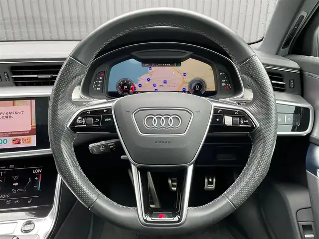 アウディ アウディ Ａ６ アバント 40TDIクワトロ Sライン 青森県 2021(令3)年 3.2万km グレイシアホワイトメタリック 4WD/サンルーフ/アダプティブクルーズコントロール/純正ナビ/（TV・Bluetooth・USB・AppleCarPlay・AndroidAuto）/パーキングアシスト/全方位カメラ/バーチャルコックピット/LEDオートライト/ウェザーライト/ハイビームアシスト/レーンキープアシスト/近接警告システム/ミラー型ドライブレコーダー/黒革シート/パワーシート/（D席メモリー機能付）/シートヒーター/エアコン液晶スイッチ/革巻きステアリング/ステアリングスイッチ/パドルシフト/タイプCコネクターX2/ウインカーミラー/ETC/電動パーキングブレーキ/プッシュスタート/スマートキーX2/取扱説明書/保証書