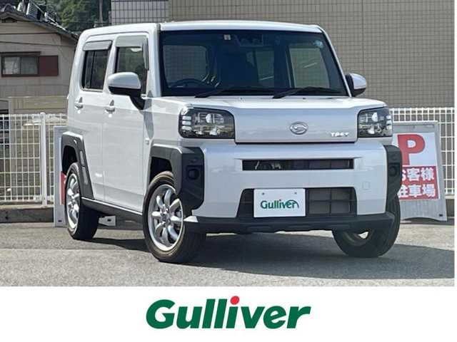 ダイハツ タフト X ターボ 山口県 2022(令4)年 0.8万km シャイニングホワイトパール ガラスルーフ/メモリナビ フルセグTV CD DVD BT USB/バックカメラ/ETC/ドラレコ/スマートキー 2個/衝突被害軽減ブレーキ/レーンアシスト/オートマチックハイビーム/LEDオートヘッドライト/コーナーセンサー/社外アルミホイール/ステアリングリモコン/電動パーキングブレーキ/オートブレーキホールド/W サイド カーテン エアバッグ/禁煙車
