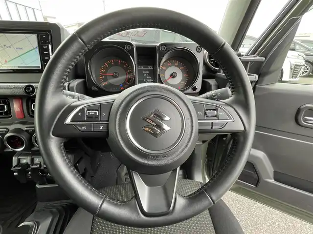 スズキ ジムニー XC 道央・札幌 2020(令2)年 2.5万km ジャングルグリーン 4WD/5速MT/社外SDナビ/FM/AM/CD/DVD/TV/BT/衝突被害軽減/ダウンヒルアシストコントロール/車線逸脱警報/クルーズコントロール/ステアリングスイッチ/D・N席シートヒーター/オートハイビーム/ETC/オートライト/スマートキー