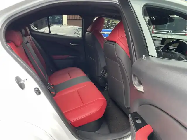 レクサス ＵＸ 250h Fスポーツ 神奈川県 2019(令1)年 1.9万km ホワイトノーヴァガラスフレーク TRDフルエアロ/TRDエアロフェンダー/TRDスポーツマフラー/サンルーフ/セーフティシステムプラス(予防安全パッケージ)/パーキングサポートブレーキ/ブラインドスポットモニター/ハンズフリーパワーバックドア/Ltexスポーツシート(レッド合皮)/シートヒーター(前席)/10.3インチナビ/CD/DVD/Bluetooth/地デジ/バックカメラ/スマートキー(スペアキー、カードキーあり)