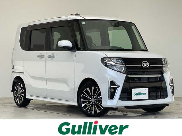 ダイハツ タント カスタム RS 愛知県 2019(令1)年 5.8万km シャイニングホワイトパール 純正ナビ/全方位カメラ/両側パワースライドドア/レーダークルーズコントロール/バックカメラ/コーナーセンサー/純正アルミホイール/LEDヘッドライト/オートマチックハイビーム/ETC/フルセグ/CD DVD/Bluetooth/ステアリングスイッチ/スマートキー/プッシュスタート