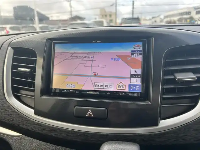 スズキ ワゴンＲ スティングレー X 山形県 2014(平26)年 5.5万km クリスタルホワイトP ４WD/衝突被害軽減/SDナビ/　　【CD　フルセグ　USB　】/HIDオートライト/シートヒーター/純正14インチアルミホイール/アイドリングストップ/フロアマット/電動格納ミラー/ステアリングスイッチ/スマートキー