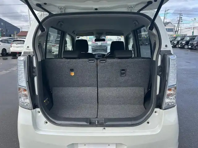 スズキ ワゴンＲ スティングレー X 山形県 2014(平26)年 5.5万km クリスタルホワイトP ４WD/衝突被害軽減/SDナビ/　　【CD　フルセグ　USB　】/HIDオートライト/シートヒーター/純正14インチアルミホイール/アイドリングストップ/フロアマット/電動格納ミラー/ステアリングスイッチ/スマートキー