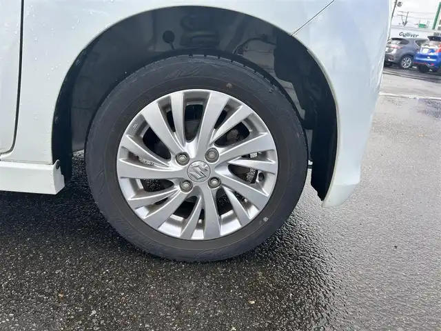 スズキ ワゴンＲ スティングレー X 山形県 2014(平26)年 5.5万km クリスタルホワイトP ４WD/衝突被害軽減/SDナビ/　　【CD　フルセグ　USB　】/HIDオートライト/シートヒーター/純正14インチアルミホイール/アイドリングストップ/フロアマット/電動格納ミラー/ステアリングスイッチ/スマートキー