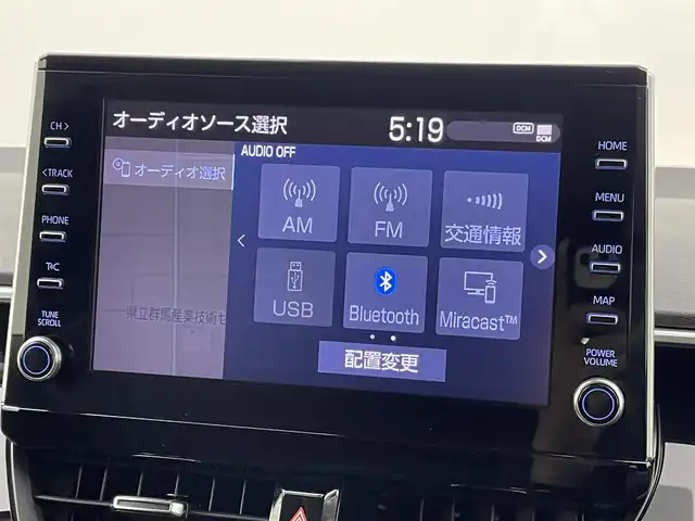 トヨタ カローラツーリング ハイブリッド S 群馬県 2020(令2)年 5.8万km スーパーホワイトⅡ 純正９インチディスプレイオーディオ　バックカメラ　レーダークルーズコントロール　ＢＳＭ　ＬＥＤ　ＡＨＢ　純正１６インチＡＷ　ステアリングリモコン　ドライブレコーダー　ＥＴＣ　スマートキー　禁煙車