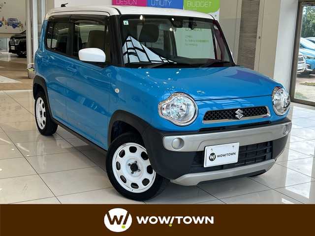 スズキ ハスラー G 埼玉県 2017(平29)年 3万km サマーブルーM デュアルカメラブレーキサポート/メモリーナビ/　　CD/DVD/フルセグ/バックカメラ/シートヒーター/ETC/スマートキー×2/禁煙車