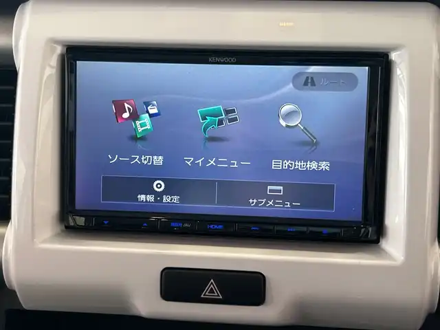 スズキ ハスラー G 埼玉県 2017(平29)年 3万km サマーブルーM デュアルカメラブレーキサポート/メモリーナビ/　　CD/DVD/フルセグ/バックカメラ/シートヒーター/ETC/スマートキー×2/禁煙車