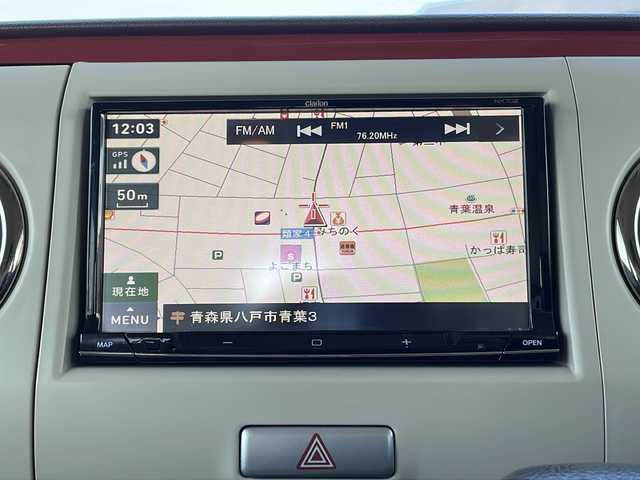 スズキ ラパン ショコラ G 青森県 2013(平25)年 9.2万km アーバンブラウンパールメタリック 4WD/社外SDナビ/Bluetooth・CD・DVD・USB/運転席シートヒーター/合皮専用シート/ベンチシート/オートライト/スマートキー/プッシュスタート/アイドリングストップ車