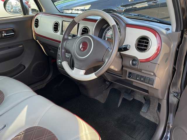 スズキ ラパン ショコラ G 青森県 2013(平25)年 9.2万km アーバンブラウンパールメタリック 4WD/社外SDナビ/Bluetooth・CD・DVD・USB/運転席シートヒーター/合皮専用シート/ベンチシート/オートライト/スマートキー/プッシュスタート/アイドリングストップ車