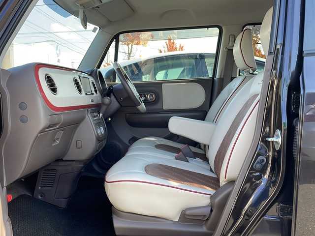 スズキ ラパン ショコラ G 青森県 2013(平25)年 9.2万km アーバンブラウンパールメタリック 4WD/社外SDナビ/Bluetooth・CD・DVD・USB/運転席シートヒーター/合皮専用シート/ベンチシート/オートライト/スマートキー/プッシュスタート/アイドリングストップ車