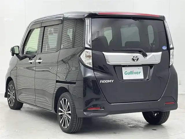 トヨタ ルーミー カスタムG－T 茨城県 2021(令3)年 5.9万km ブラックマイカメタリック ７インチ純正ナビ/フルセグＴＶ/ビルトインＥＴＣ/バックカメラ/パノラマビューモニター/両側パワースライドドア/クルーズコントロール/運転席・助手席シートヒーター