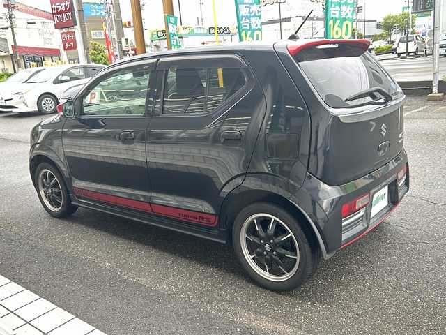 スズキ アルト ターボRS 福井県 2015(平27)年 13.7万km ブルーイッシュブラックパール3 スマートキー/プッシュスタート/オートライト/アイドリングストップ/衝突軽減/横滑り防止/ステアリングスイッチ/パドルシフト/運転席シートヒーター/ETC/ドライブレコーダー/純正マット/純正ドアバイザー/LEDヘッドライト