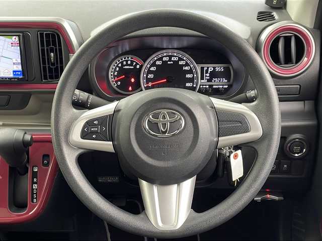 トヨタ パッソ モーダ　S 岐阜県 2017(平29)年 3万km ダークエメラルドマイカ 社外ナビ(AM/FM/CD/フルセグ)/バックカメラ/ETC/スマートアシスト/スマートキー/スペアキー/アイドリングストップ/LEDヘッドライト/衝突被害軽減ブレーキ/横滑り防止装置/電装格納ミラー/パワーウィンドウ/人生フロアマット/ドアバイザー/コーナーセンサー/純正ホイールキャップ/AAC