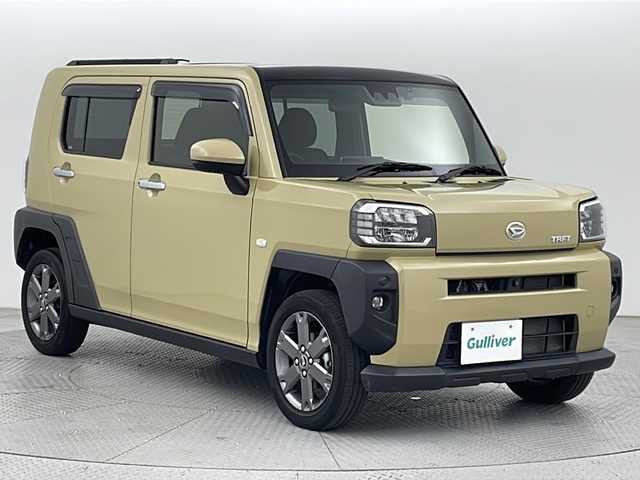 ダイハツ タフト G ターボ 新潟県 2020(令2)年 2.6万km サンドベージュメタリック 4WD/スマートアシスト/ガラスルーフ/純正ナビ/　　フルセグ/CD/DVD/BT/アラウンドビューモニター/レーダークルーズコントロール/LEDオートライト/Fフォグ/シートヒーター/純正15インチアルミホイール/ステアリングスイッチ/USBポート/スマートキー