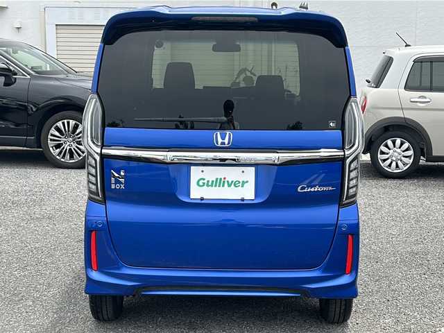 ホンダ Ｎ ＢＯＸ カスタム G L ホンダセンシング 千葉県 2019(令1)年 4.2万km ブリリアントスポーティブルーメタリック2トーン ナビAVN110M バックカメラ 両側パワースライドドア ビルトインETC シートヒーター ホンダセンシング ACC CMBS LKAS スマートキー LEDライト オートライト 14インチAW