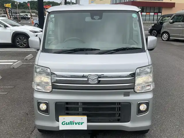 マツダ スクラム ワゴン PZターボ 滋賀県 2015(平27)年 5.6万km シルキーシルバーメタリック 直列3気筒DOHC12バルブICターボ/衝突被害軽減システム /(デュアルカメラブレーキサポート)/車検令和8年6月まで/純正14インチアルミホイール/純正キセノンヘッドライト/・フォグランプ/片側パワースライドドア/純正ナビゲーション/・フルセグTV/・CD/DVD/・Bluetooth/バックカメラ/ステアリングスイッチ/スペアキー/取扱説明書/保証書