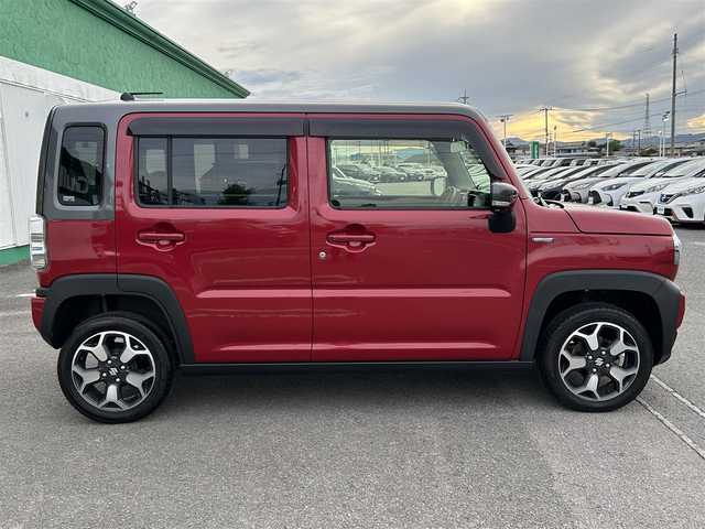スズキ ハスラー HYBRID X 徳島県 2020(令2)年 0.6万km フェニックスレッドパール/ガンメタリック2トーンルーフ メーカー9インチナビ/　AM/FM/BT/フルセグ/USB/iPod/DISC/カープレイ/ドライブレコーダー　ZDR016/バックカメラ/全方位カメラ/ETC/コーナーセンサー/全方向モニター/クリアランスソナー/純正ドアバイザー/シートヒーター/スペアキー/アイドリングストップ/純正フロアマット
