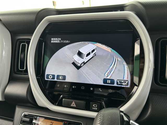 スズキ ハスラー HYBRID X 徳島県 2020(令2)年 0.6万km フェニックスレッドパール/ガンメタリック2トーンルーフ メーカー9インチナビ/　AM/FM/BT/フルセグ/USB/iPod/DISC/カープレイ/ドライブレコーダー　ZDR016/バックカメラ/全方位カメラ/ETC/コーナーセンサー/全方向モニター/クリアランスソナー/純正ドアバイザー/シートヒーター/スペアキー/アイドリングストップ/純正フロアマット