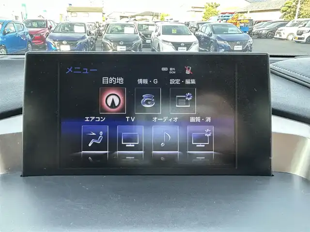 レクサス ＮＸ 300h バージョンL 静岡県 2015(平27)年 8.3万km スターライトブラックガラスフレーク 純正ナビ　/・フルセグＴＶ　/・Ｂｌｕｅｔｏｏｔｈ接続　/・ＤＶＤ再生　/追従クルコン/電動パーキングブレーキ/オートブレーキホールド/全方位カメラ　/ＢＳＭ　/ＡＣ１００Ｖ電源　/プッシュスタート　/スマートキー　/スペアキー　/前席シートＨ・エアシート　/ステアリングヒーター/パワーバックドア/電動チルト＆テレスコピック/全席パワーシート/D席シートメモリー