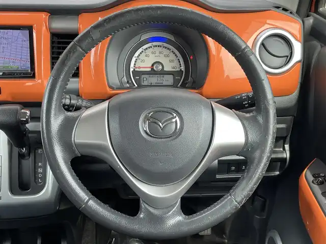 マツダ フレア クロスオーバー XS 道東・釧路十勝 2015(平27)年 6.4万km パッションオレンジ ホワイト2トーン ４WD/社外ナビ/バックカメラあり/BT・DVD・CD/ETC/スペアキーあり/運転席シートヒーター/デュアルセンサーブレーキサポート/レーンキープアシスト/ヒルティセントアシストコントロール/冬タイヤ積み込み/純正フロアマット/純正15インチスチールホイル/社外エンジンスターター/社外ドライヴレコーダー