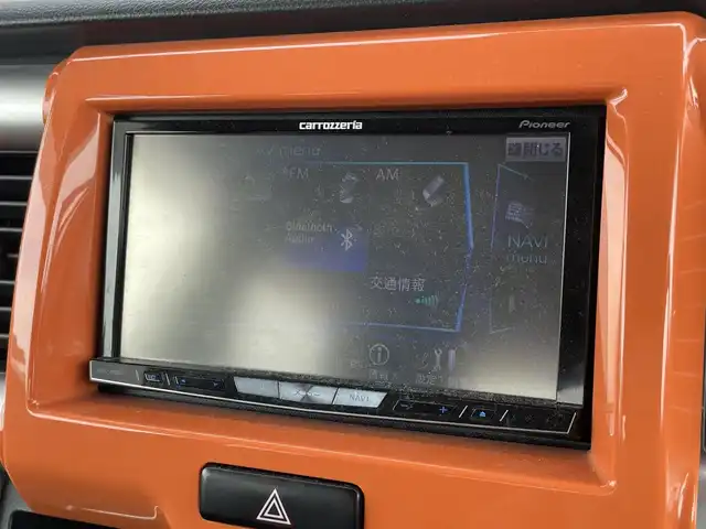 マツダ フレア クロスオーバー XS 道東・釧路十勝 2015(平27)年 6.4万km パッションオレンジ ホワイト2トーン ４WD/社外ナビ/バックカメラあり/BT・DVD・CD/ETC/スペアキーあり/運転席シートヒーター/デュアルセンサーブレーキサポート/レーンキープアシスト/ヒルティセントアシストコントロール/冬タイヤ積み込み/純正フロアマット/純正15インチスチールホイル/社外エンジンスターター/社外ドライヴレコーダー