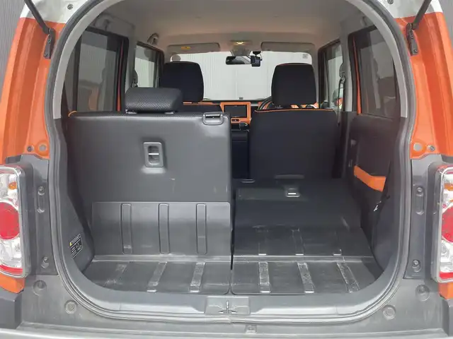 マツダ フレア クロスオーバー XS 道東・釧路十勝 2015(平27)年 6.4万km パッションオレンジ ホワイト2トーン ４WD/社外ナビ/バックカメラあり/BT・DVD・CD/ETC/スペアキーあり/運転席シートヒーター/デュアルセンサーブレーキサポート/レーンキープアシスト/ヒルティセントアシストコントロール/冬タイヤ積み込み/純正フロアマット/純正15インチスチールホイル/社外エンジンスターター/社外ドライヴレコーダー