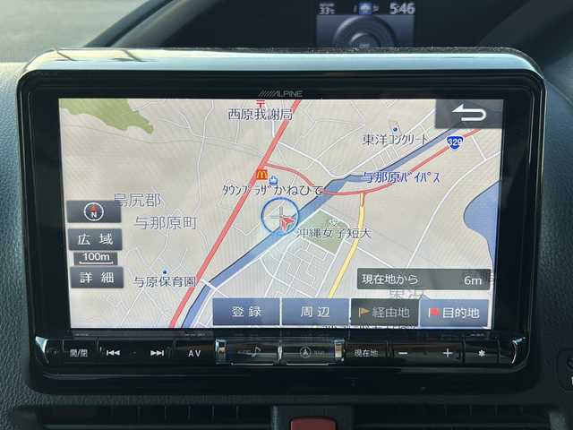 トヨタ ヴォクシー ZS 煌 沖縄県 2018(平30)年 4.5万km ブラッキッシュアゲハガラスフレーク 純正ナビ　/（ＡＭ／ＦＭ／ＣＤ／ＤＶＤ／ＢＴ）　/フルセグＴＶ　/バックモニター　/後席モニター　/両側パワスラ　/クルーズコントロール　/レーンキープアシスト　/純正フロアマット　/衝突軽減　/ＥＴＣ/スマートキー/横滑り防止/オートライト