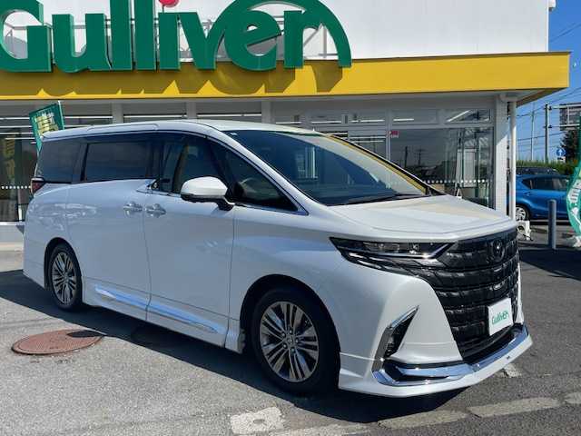トヨタ アルファード Z 神奈川県 2024(令6)年 2.2万km プラチナホワイトパールマイカ モデリスタエアロ/レーダークルーズコントロール/キャプテンシート（シートヒーター、エアーシート、オットマン、パワーシート）/衝突軽減システム/横滑り防止装置/レーンキープアシスト/クリアランスソナー/パワーシート/エアーシート/シートヒーター/電動リアゲート/両側パワースライドドア/純正ナビ/FM/AM/フルセグTV/USB（タイプC）/ETC
