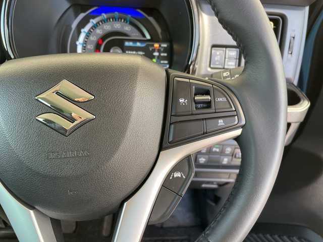 スズキ ハスラー HYBRID X 愛知県 2024(令6)年 1.1万km デニムブルー ガンメタリック 2トーン SDナビ/レーダークルーズコントロール/シートヒーター/バックカメラ/コーナーセンサー/４WD/LEDヘッドライト/衝突軽減システム/ETC/ステアリングスイッチ/スマートキー/プッシュスタート