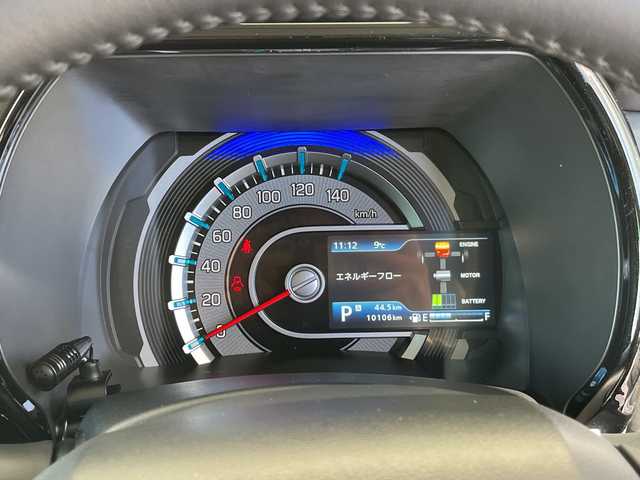 スズキ ハスラー HYBRID X 愛知県 2024(令6)年 1.1万km デニムブルー ガンメタリック 2トーン SDナビ/レーダークルーズコントロール/シートヒーター/バックカメラ/コーナーセンサー/４WD/LEDヘッドライト/衝突軽減システム/ETC/ステアリングスイッチ/スマートキー/プッシュスタート