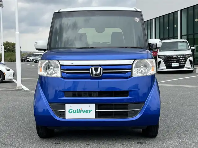 ホンダ Ｎ ＢＯＸ G Lパッケージ 奈良県 2016(平28)年 3.1万km ブリリアントスポーティブルーメタリック2トーン 純正ナビ（VXM-165VFi)/（フルセグ/BT/CD/DVD)/バックカメラ/アイドリングストップ/横滑り防止/片側パワースライドドア/後席サンシェード/オートライト/電動格納ミラー/前方ドライブレコーダー/ETC/純正14インチAW/スペアキーX1/取り扱い説明書