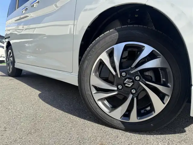 スズキ ソリオ バンディット HV MV 千葉県 2021(令3)年 1.3万km ピュアホワイトP デュアルブレーキサポートシステム/衝突軽減ブレーキ/レーダークルーズコントロール/レーンキープアシスト/コーナーセンサー/純正8インチナビ/フルセグTV/Bluetooth/バックカメラ/両側電動スライドドア/シートヒーター/アイドリングストップ/純正15インチAW/LEDライト/スマートキー/保証書・取説