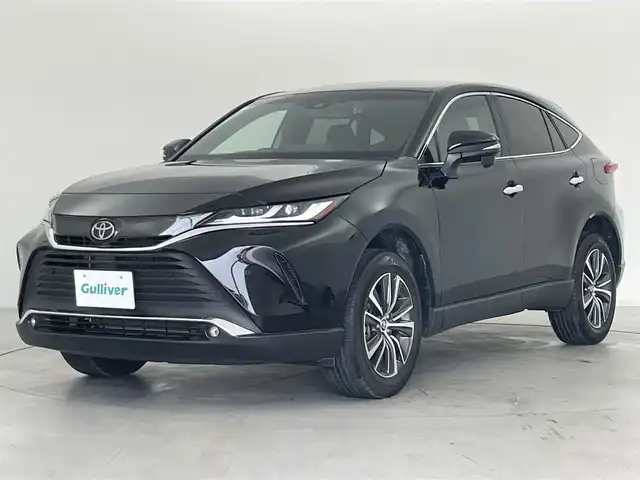 トヨタ ハリアー G 群馬県 2023(令5)年 1.2万km ブラック ブラインドスポットモニター/パーキングサポートブレーキ(後方接近車両)/=====/トヨタタセーフティセンス/・プリクラッシュセーフティ/・レーントレーシングアシスト/・オートマチックハイビーム/・レーダークルーズコントロール/純正8インチディスプレイオーディオ/・AM/FM/USB/Bluetooth/・AppleCarPlay/AndroidAuto/バックカメラ/運転席パワーシート/パワーバックドア/LEDヘッドランプ