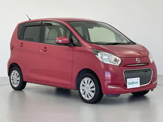 日産 デイズ X ボレロ 岐阜県 2016(平28)年 6.7万km アゼリアピンク 純正SDナビ（MP315D-W）/AM/FM/CD/DVD/フルセグTV/Bluetooth/アラウンドビューモニター/アイドリングストップ/ドアバイザー/純正フロアマット/プッシュスタート/ステアリングスイッチ/レザーシート