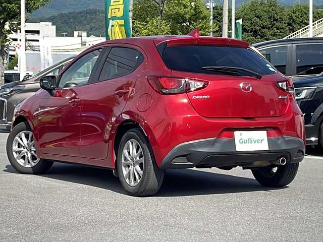 マツダ デミオ 13S ツーリング 長野県 2016(平28)年 5.1万km ソウルレッドプレミアムメタリック 外部検査済み/ワンオーナー/純正SDナビ/(CD/DVD/フルセグTV/Bluetooth/USB)/スマートシティブレーキサポート/ヘッドアップディスプレイ/LEDヘッドライト/スマートキー/ETC/横滑り防止機能/純正15インチアルミホイール/カーテンエアバック/保証書/取扱説明書/スペアキー
