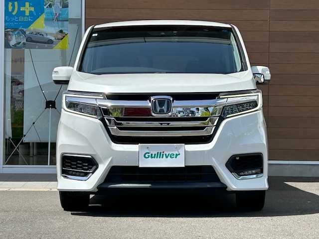 ホンダ ステップワゴン スパーダ ハイブリッド G ホンダセンシング 静岡県 2018(平30)年 6.3万km プラチナホワイトパール ディスプレイオーディオ/ワンオーナー/フルセグTV/バックカメラ/プッシュスタート/クルーズコントロール/両側パワースライドドア/ビルトインETC/ステアリングスイッチ/前方ドライブレコーダー/純正AW/純正フロアマット