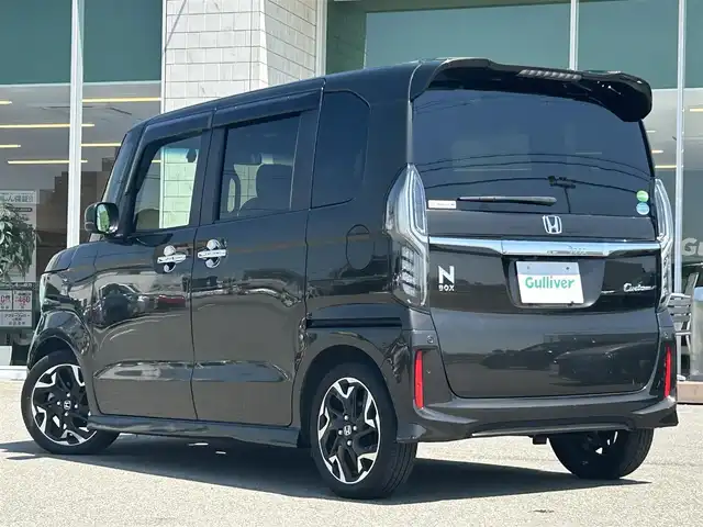 ホンダ Ｎ ＢＯＸ G EX ターボ ホンダセンシング 兵庫県 2020(令2)年 0.7万km プレミアムグラマラスブロンズP 純正ナビ（Gathers）/CD/フルセグ/BT/前後ドライブレコーダー/ビルトインETC/ホンダセンシング/バックカメラ/クリアランスソナー/レーダークルーズコントロール/前席シートヒーター/パドルシフト/両側パワースライドドア/横滑り防止装置/ABS/衝突被害軽減システム