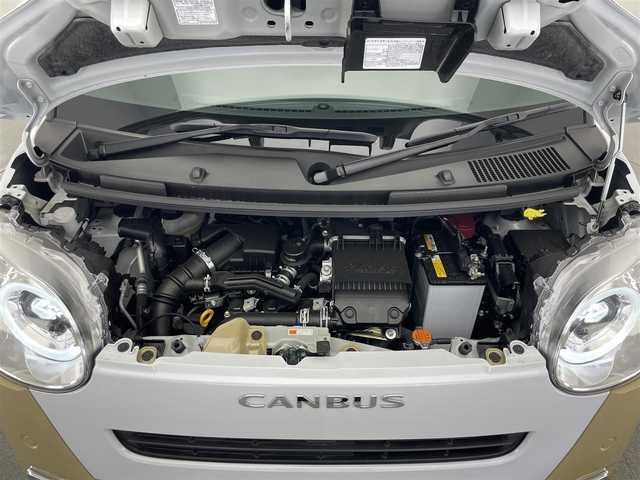 ダイハツ ムーヴ キャンバス ストライプス G ターボ 愛知県 2024(令6)年 0.1万km シャイニングホワイトパール/サンドベージュメタリック 純正ナビ　フルセグＴＶ　Ｂｌｕｅｔｏｏｔｈ　バックカメラ　スマートアシスト３　両側電動スライドドア　保温機能ホルダー　シートヒーター　追従クルコン　衝突軽減　アイドリングストップ　スマートキー　禁煙車